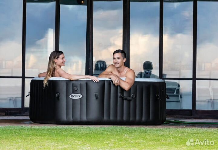 Бассейн спа purespa JET AND bubble massage intex 2