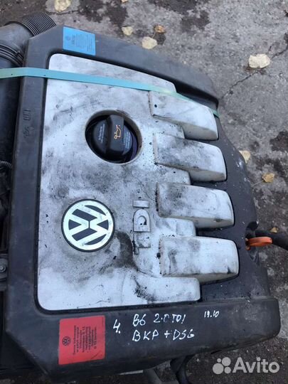 Двигатель Volkswagen bkp 2.0 дизель
