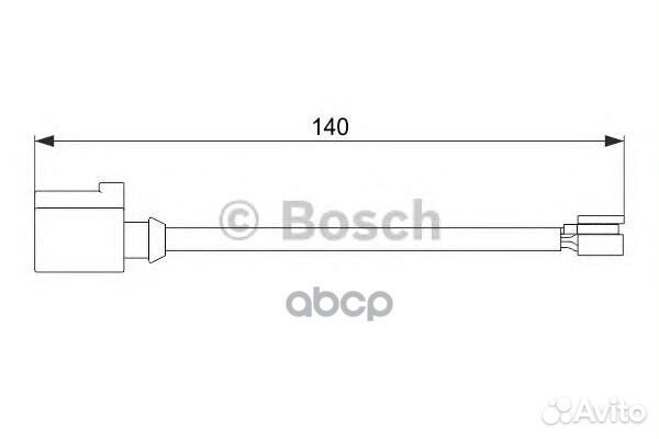 Датчик износа тормозных колодок VW touareg (7P5