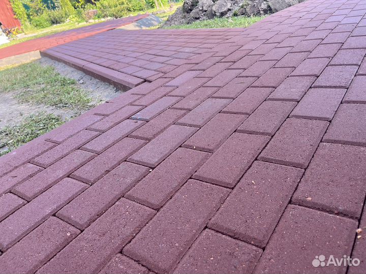 Укладка тротуарной плитки благоустройства