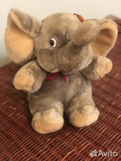 Мягкая игрушка винтаж СССР -Слоник