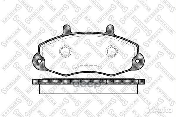 402 000B-SX колодки дисковые п. с антискр. пл
