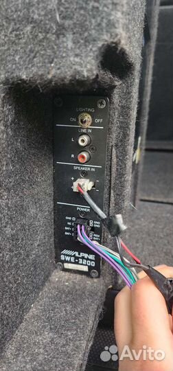 Сабвуфер alpine swe 3200