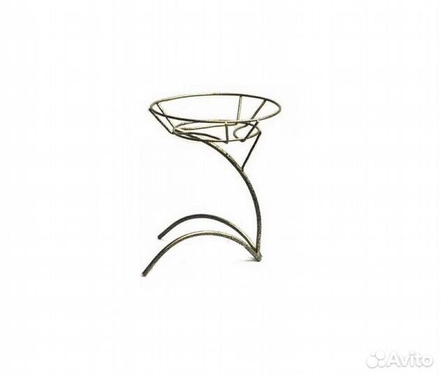 Подставка настольная металлическая богомол, 1 горш