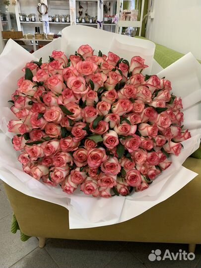 101 роза 60 см