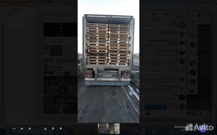 Поддоны деревянные б/у, европоддоны паллеты Опт