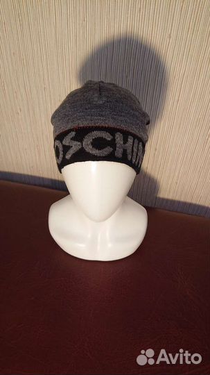 Moschino шапка серая. Оригинал 100