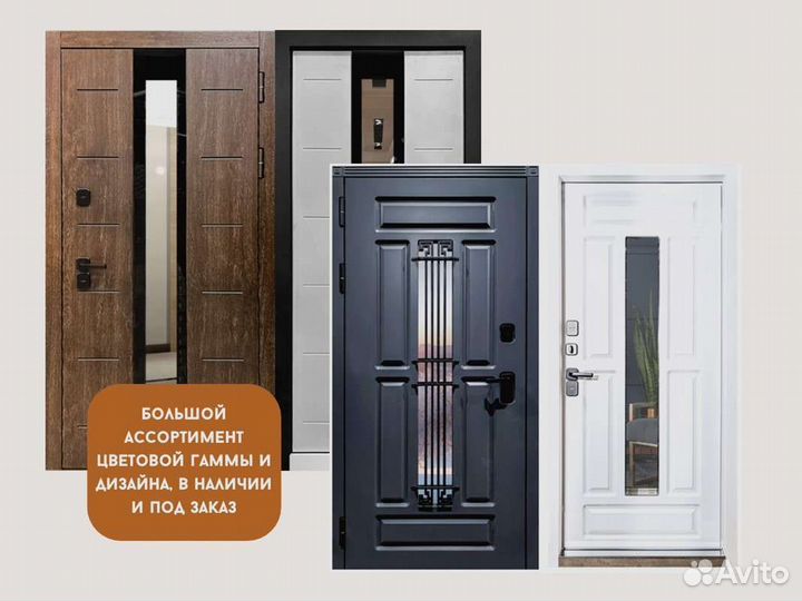 Входная дверь Континент Лион термо Темный орех