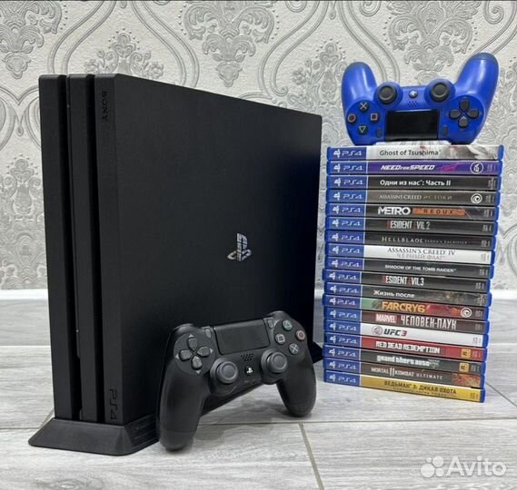 Sony playstation 4 pro +140 игр