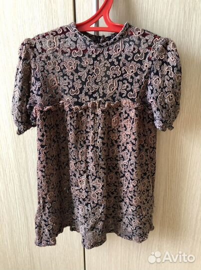 Винтажное детское кружевное платье