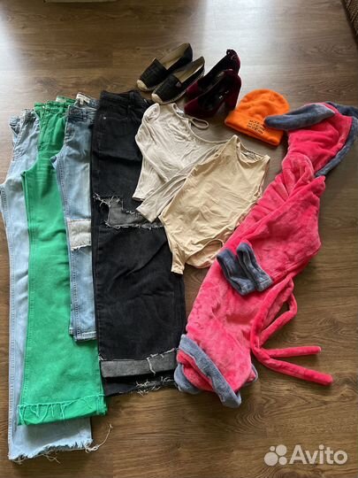 Большой пакет женской одежды и обуви