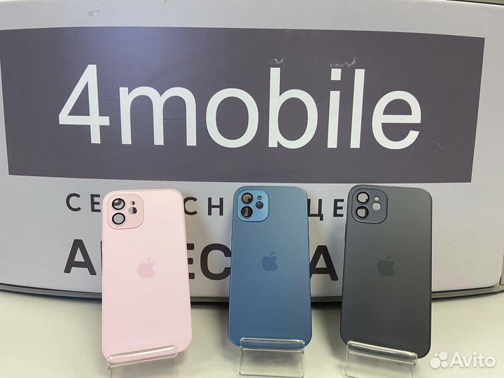 Чехлы на iPhone 12/13/14 со стеклом камеры