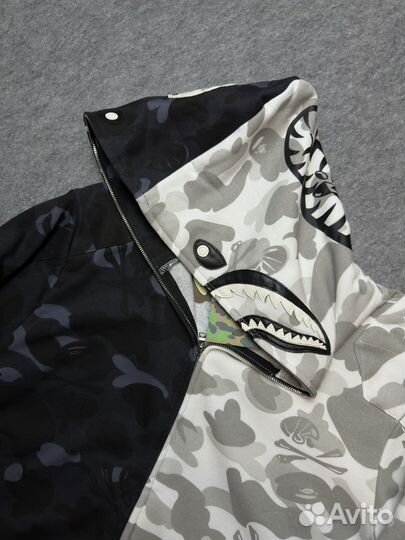 Толстовка на молнии Bape Shark