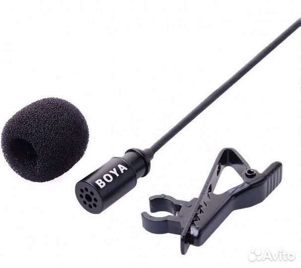 Микрофон петличный Boya BY-LM20 для камер GoPro