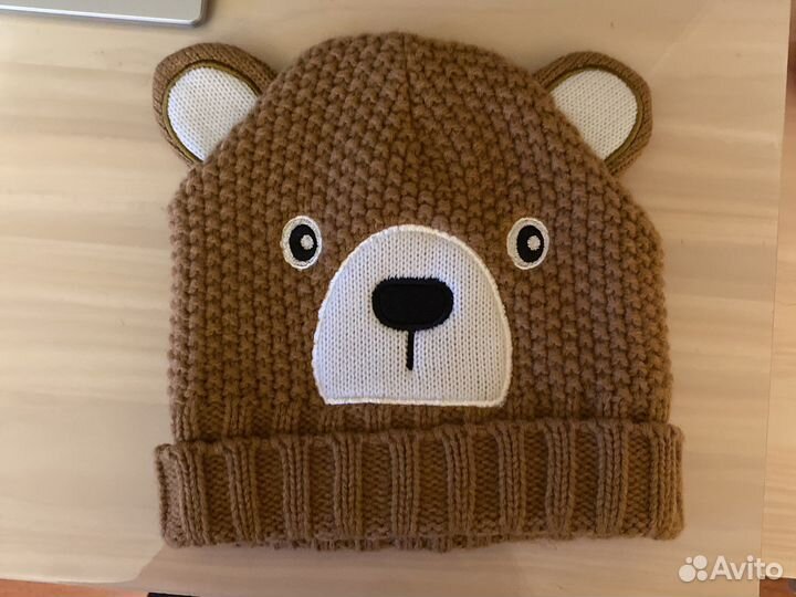 Шапка детская зимняя новая 3-6 года