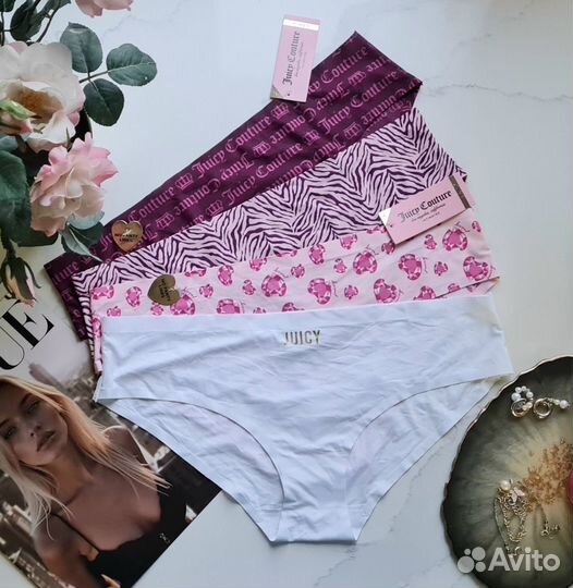 Трусики бразильянки S M L XL juicy couture