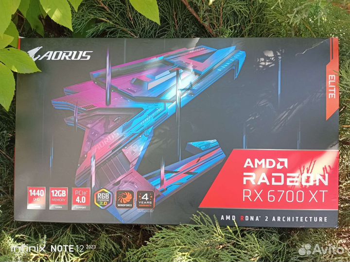 Aorus Radeon RX 6700 XT elite 12G