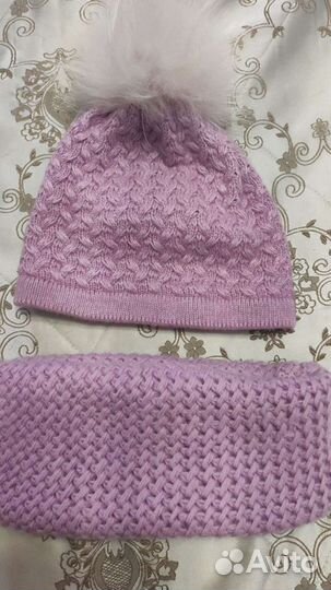 Зимняя шапка и снуд