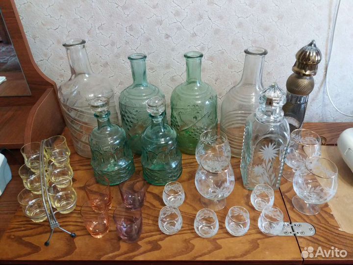 Графины,стопки,рюмки СССР