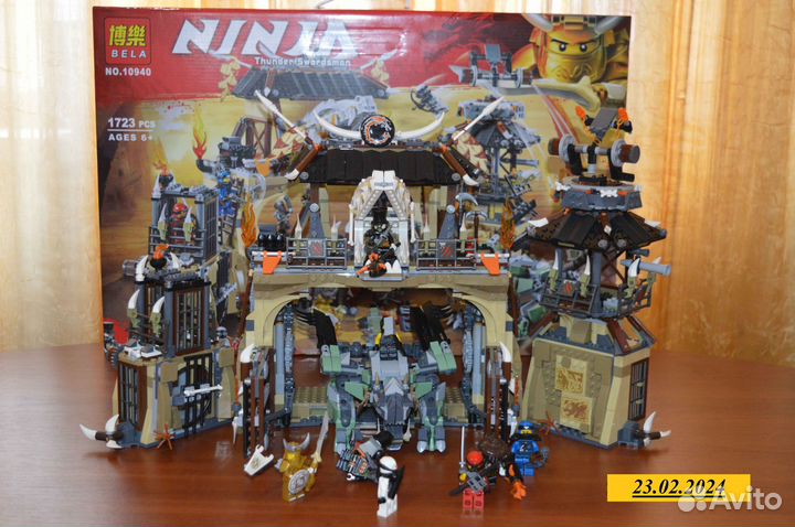 Конструктор lego ниндзяго пещера драконов