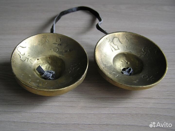 Караталы - Тибетские колокольчики. Бронза.Драконы