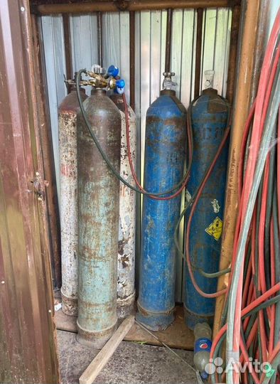 Сварочные смеси баллоны бу
