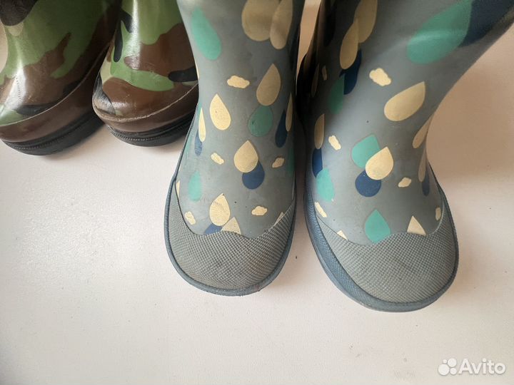 Детские резиновые сапоги 23 размер