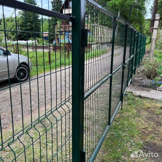 Забор из сетки 3д под ключ