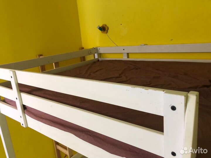 Кровать чердак IKEA стува с матрасом