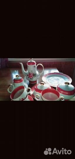 Сервиз чайный немецкий Розы