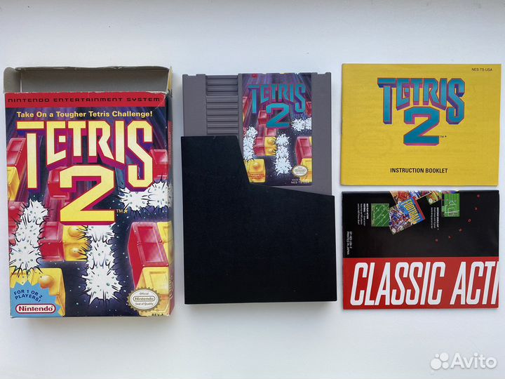 Видеоигра для NES - Tetris 2 (лицензия)