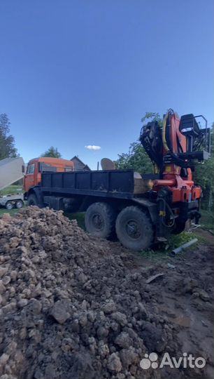 Камаз, вездеход, манипулятор, буровая