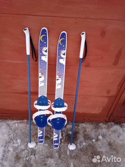 Лыжи беговые детские 90 см