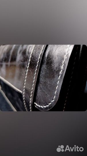 Мужской кожаный портфель