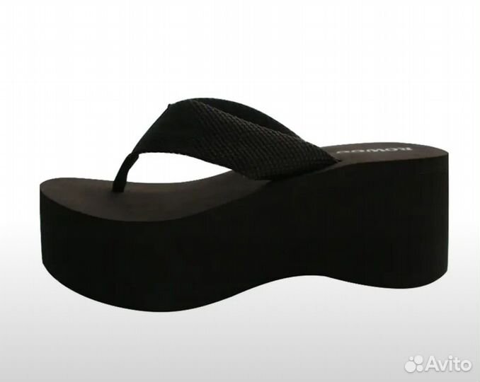 Шлепанцы женские на платформе 38 размер