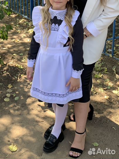 Школьная форма для девочки 128 134 серая