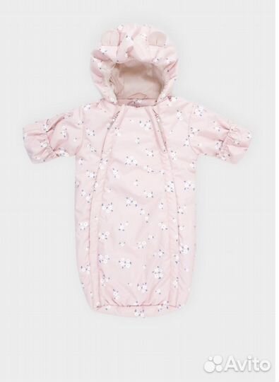 Конверт на выписку в коляску для девочки