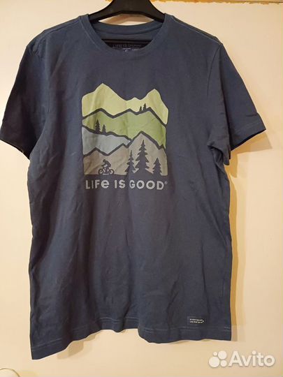 Футболки мужские Life Is good S Канада