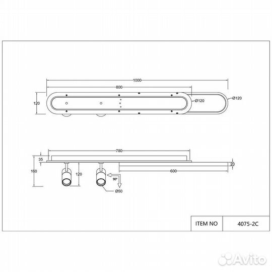 Потолочная светодиодная люстра Favourite Planar 40