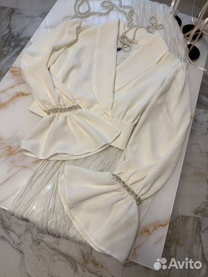 Атласная блузка (хит 2025)