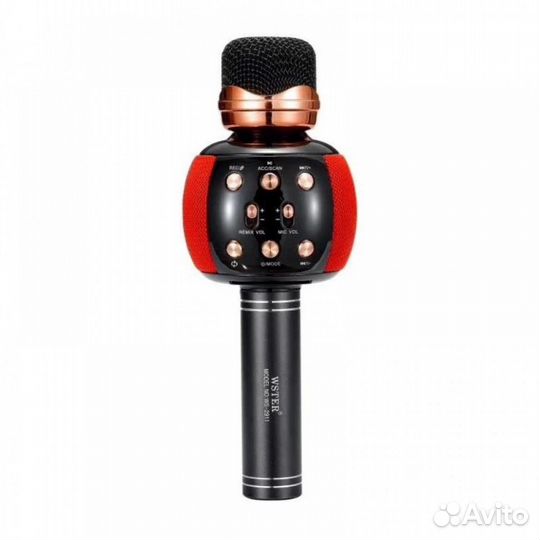 Беспроводной караоке микрофон WS-2911 Красный
