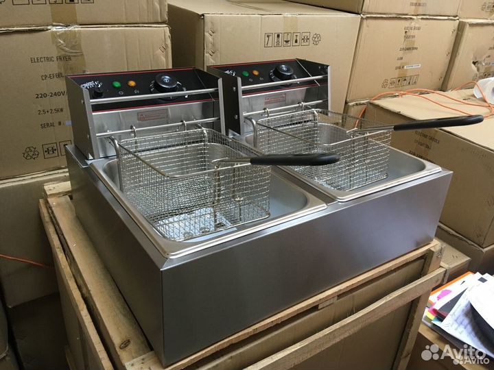 Новое) Фритюрница Crazy Pan CP-EF66L