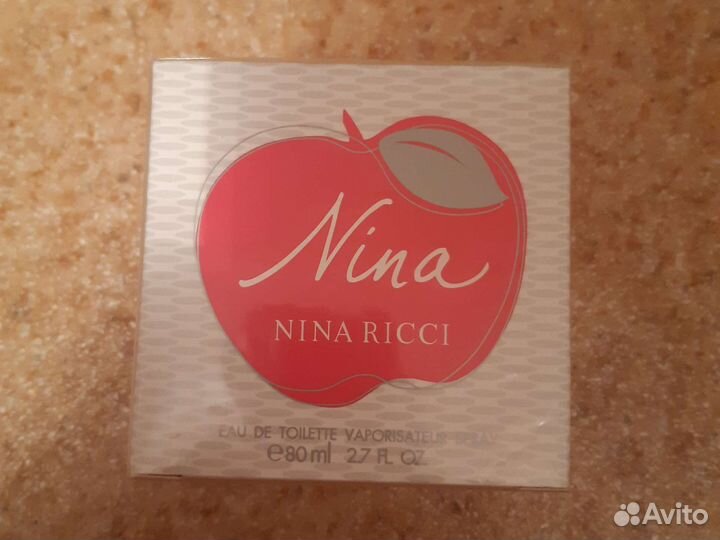 Парфюмированная вода nina ricci, 80 мл