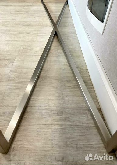 Консоль 150*30см на каркасе шлифованная сталь