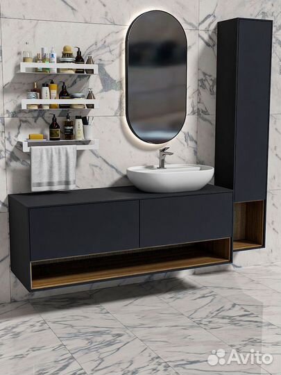 Полки для ванной, Freya, Белая, 50 см