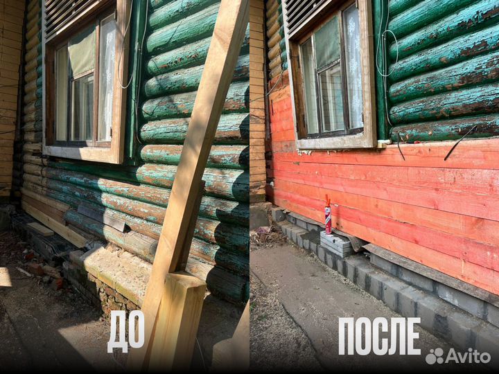Замена венцов деревянного дома