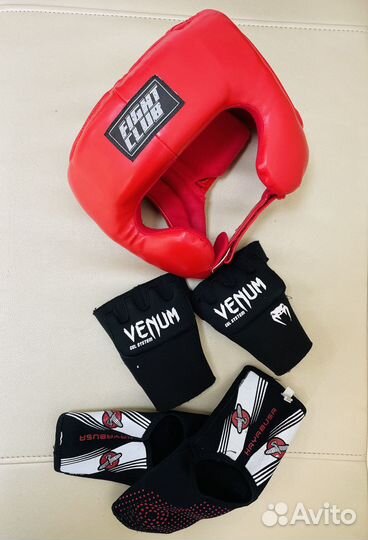 Шлем для бокса Fight club. Размер S. Защита