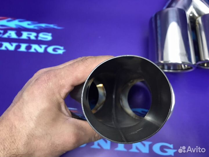 Насадки глушителя BMW M хром