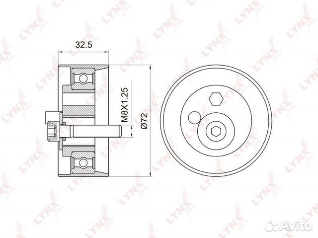 Ролик ремня грм audi A4/A6/VW passat 2.8/2.4 95-05