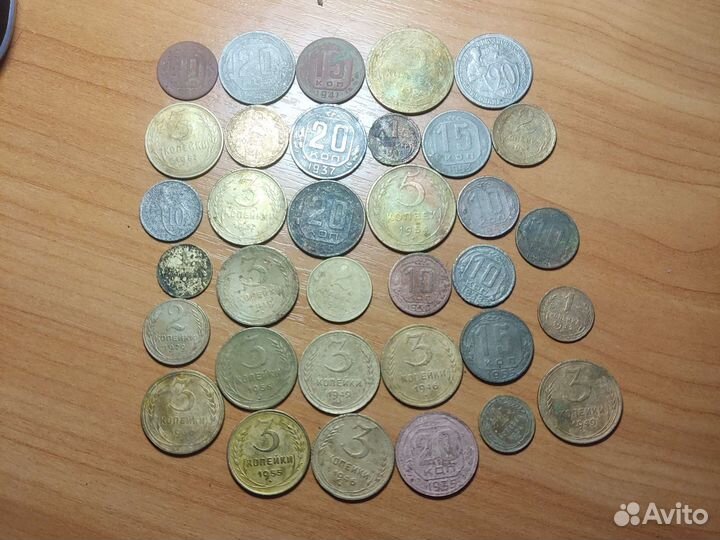 Монеты раннего СССР (лот)